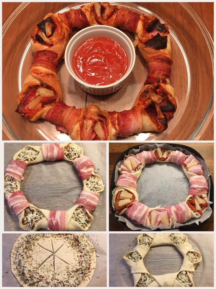 Pizza snack ring