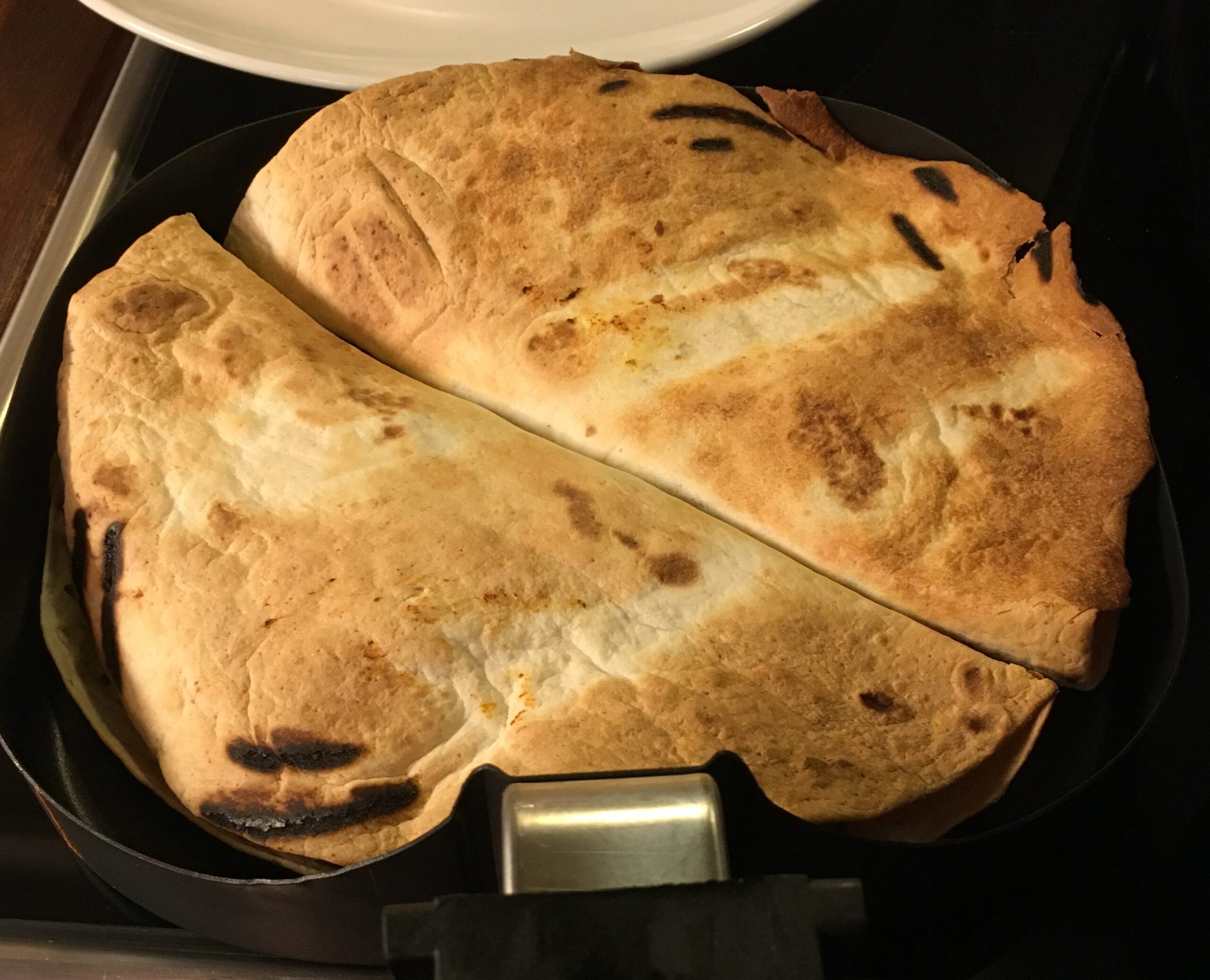 Spinat og champignon quesadilla - Airfryeropskrifter.dk