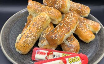 Ostehaps deluxe med parmaskinke – nem og hurtig snack