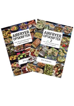 BOGPAKKE - AIRFRYER OPSKRIFTER 1 & 2